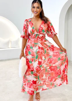 Women Gingham & Heels Midi>Zanette Midi Dress