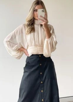 Women Gingham & Heels Skirts>Zeni Midi Skirt