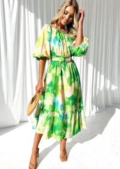 Women Gingham & Heels Midi><noscript><img width=