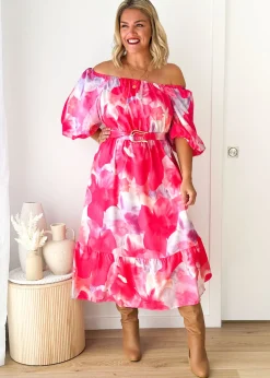 Women Gingham & Heels Midi><noscript><img width=