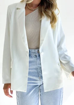 Women Gingham & Heels Sets>Zinnah Blazer