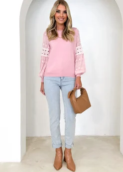 Women Gingham & Heels Knit Tops>Zoea Knit Top
