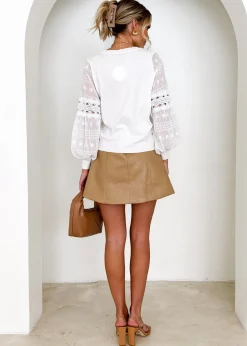Women Gingham & Heels Basic Tops><noscript><img width=