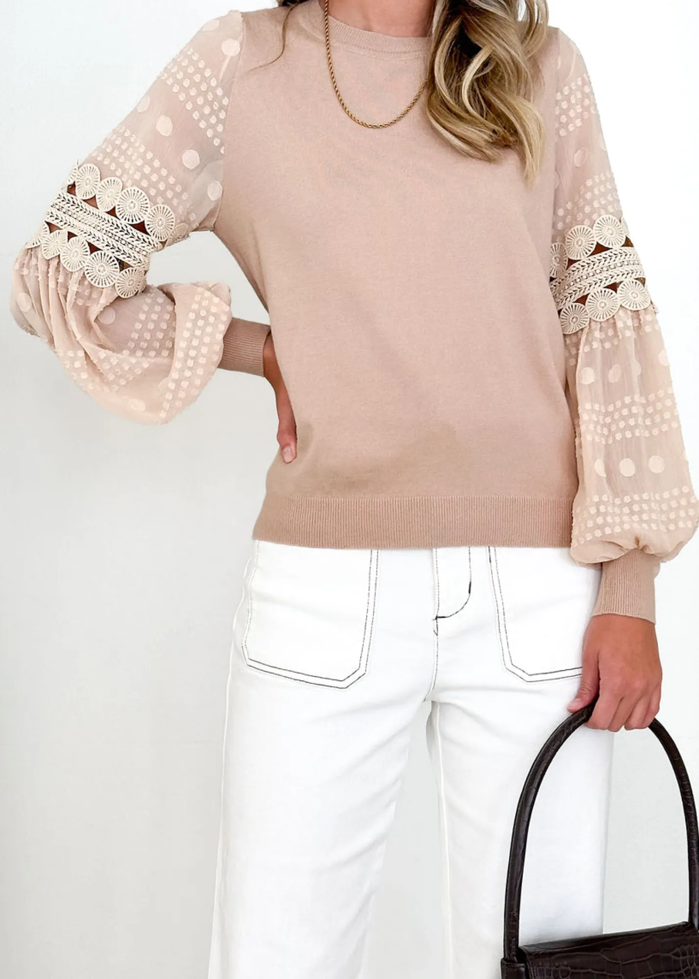 Women Gingham & Heels Knit Tops>Zoea Knit Top